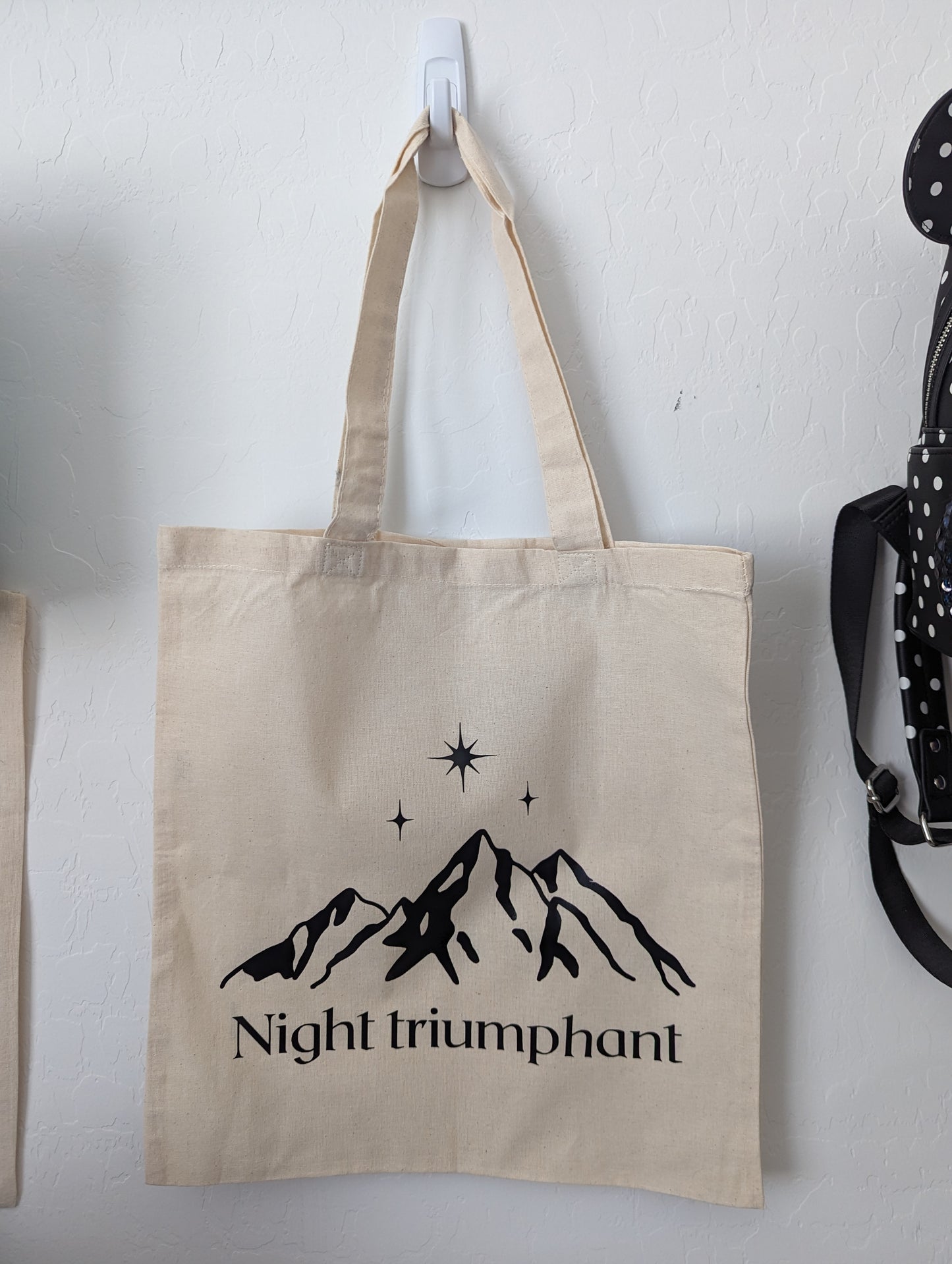 Night Triumphant Reusable Canvas Tote Bag | ACOTAR Inspired