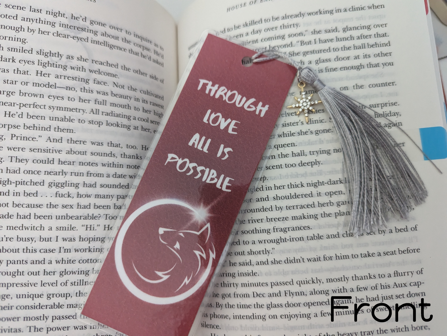 Through Love Bookmark | Crescent City Inspired Bookmark