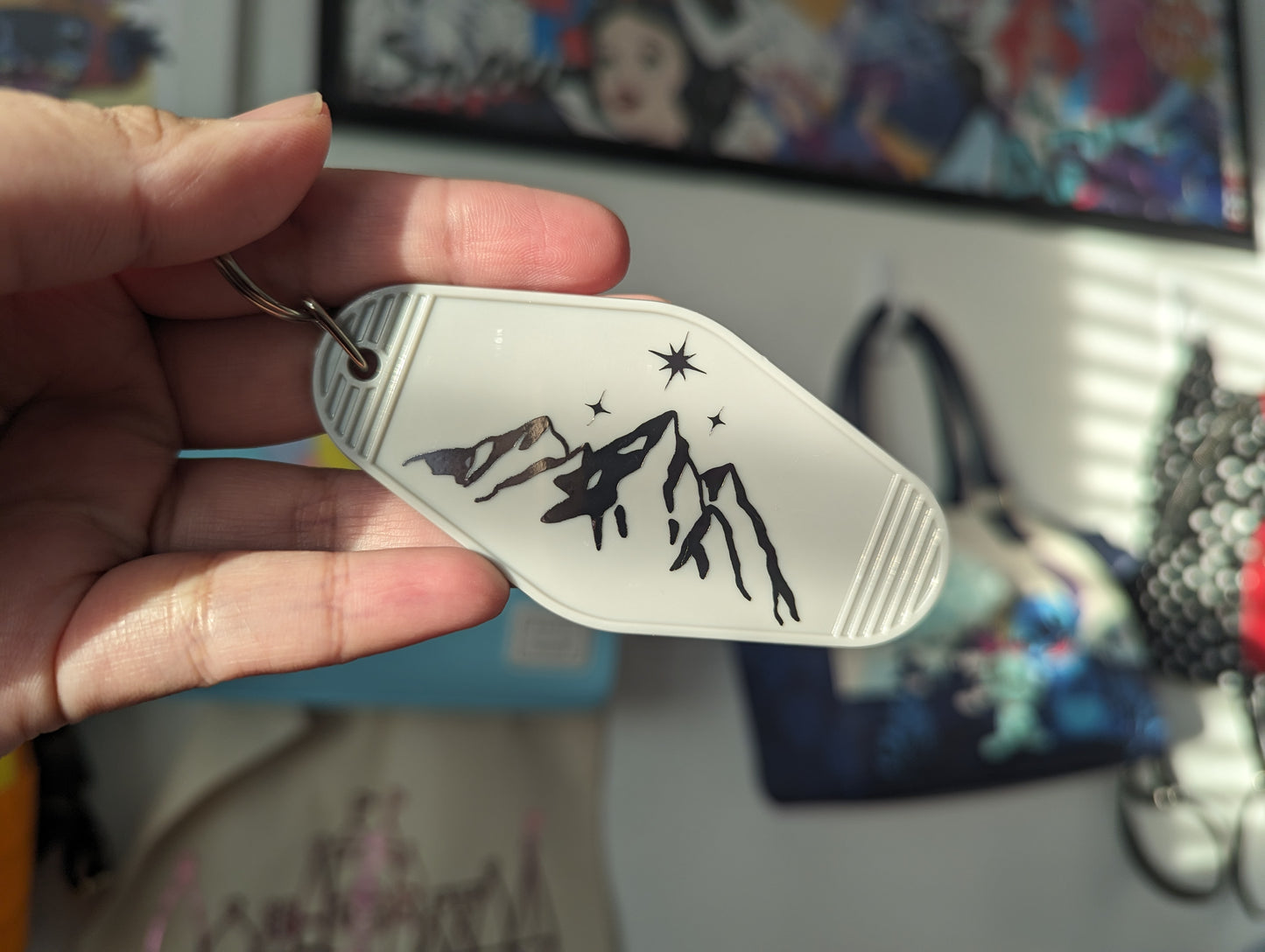 To the Stars | ACOTAR Inspired Retro Motel Keychain