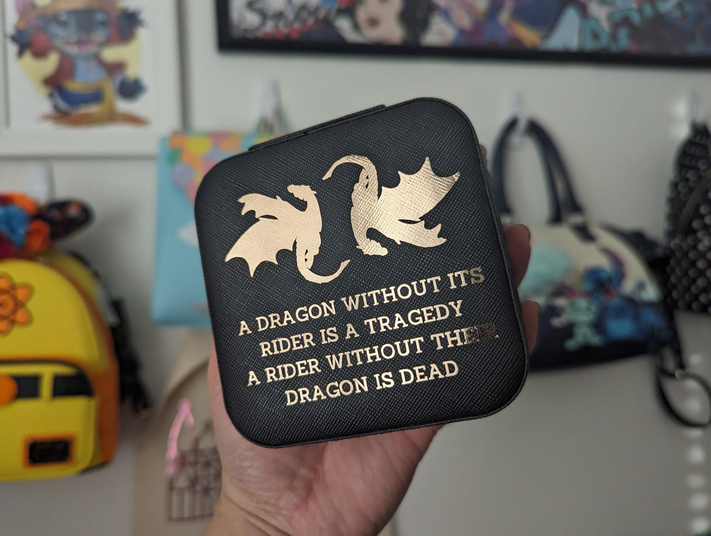Dragon Rider Jewelry Case | Lilo and Stitch Inspired Jewelry Case