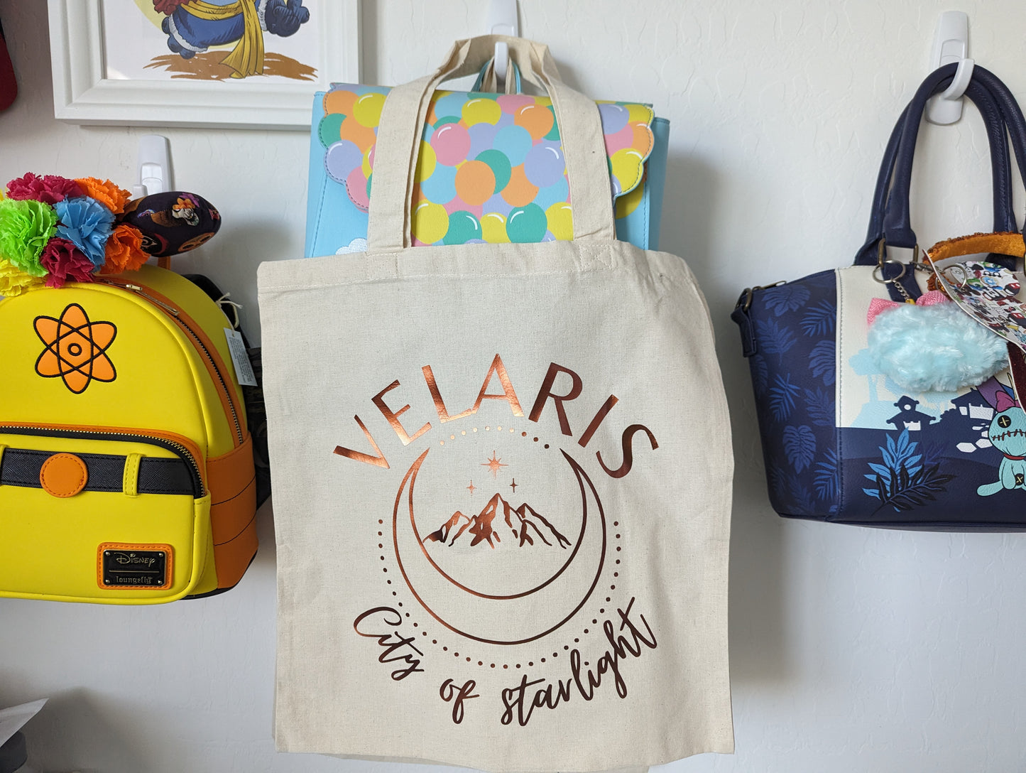 Velaris Reusable Canvas Tote Bag | ACOTAR Inspired