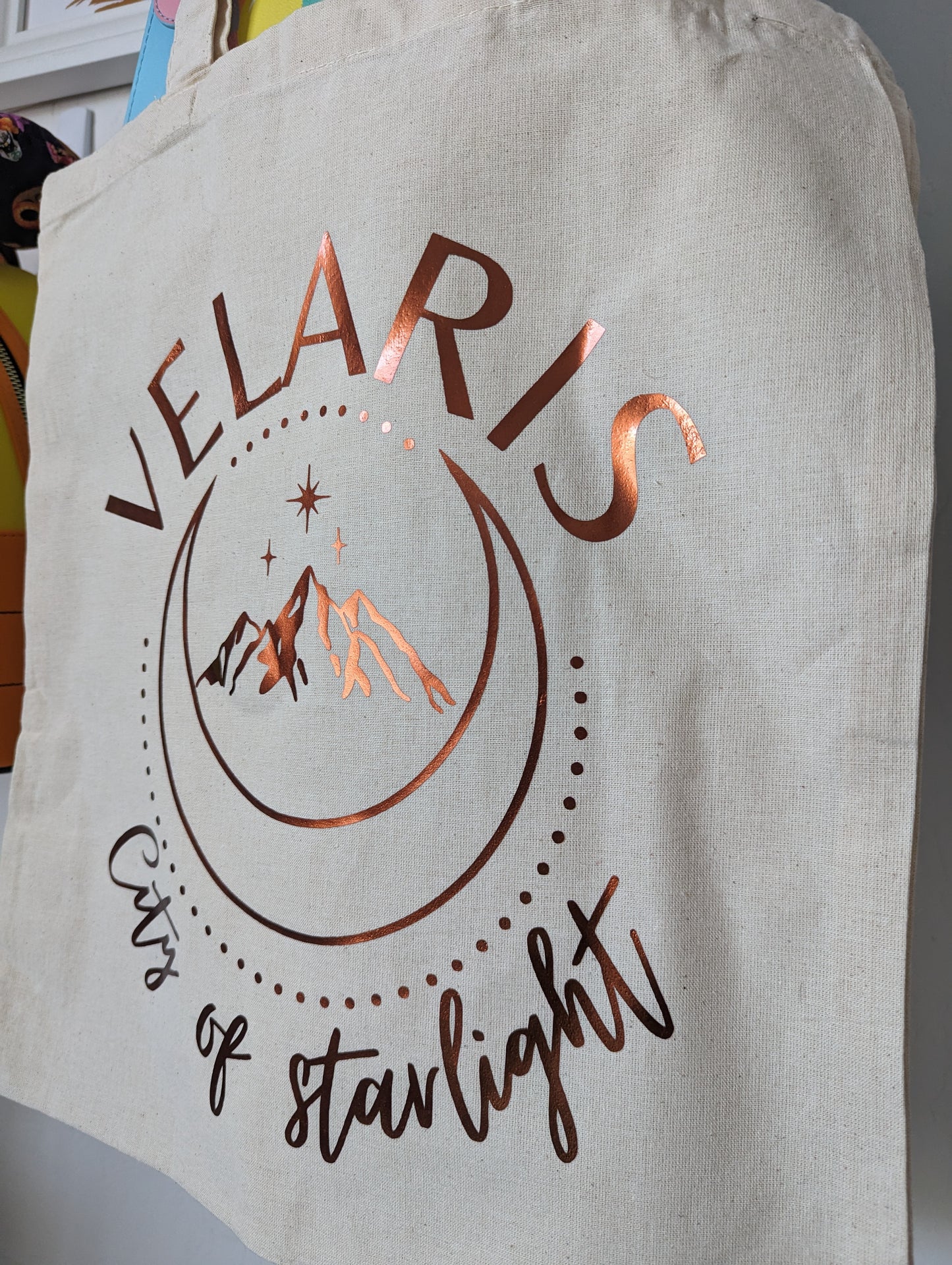 Velaris Reusable Canvas Tote Bag | ACOTAR Inspired