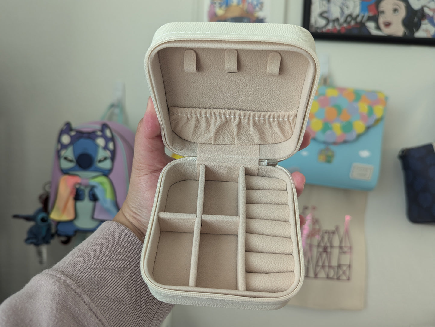 Puakenikeni and Pikake Lei Travel Jewelry Case