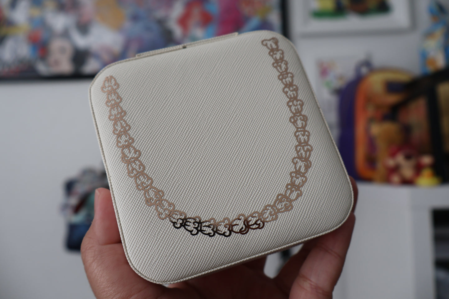 Crown Flower Lei Travel Jewelry Case