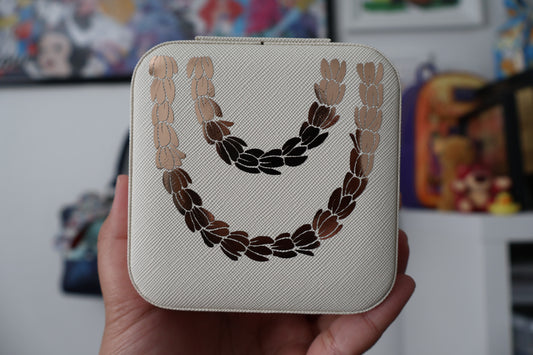 Pikake Lei Travel Jewelry Case
