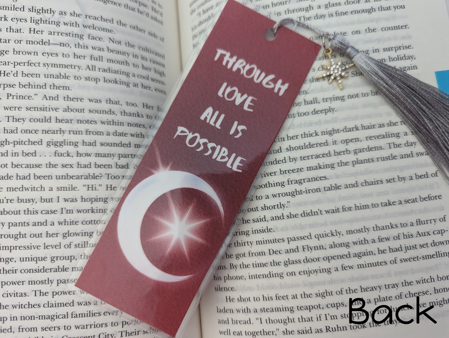 Through Love Bookmark | Crescent City Inspired Bookmark