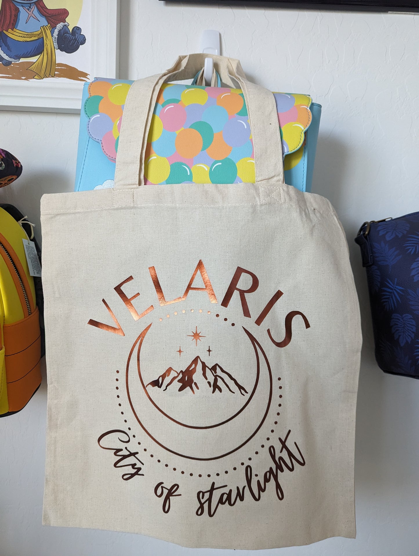 Velaris Reusable Canvas Tote Bag | ACOTAR Inspired