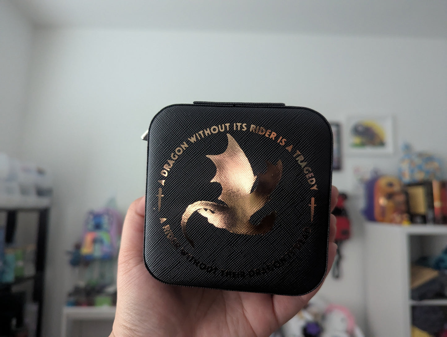 Dragon Rider | Fourth Wing Inspired Travel Jewelry Case (Copy)
