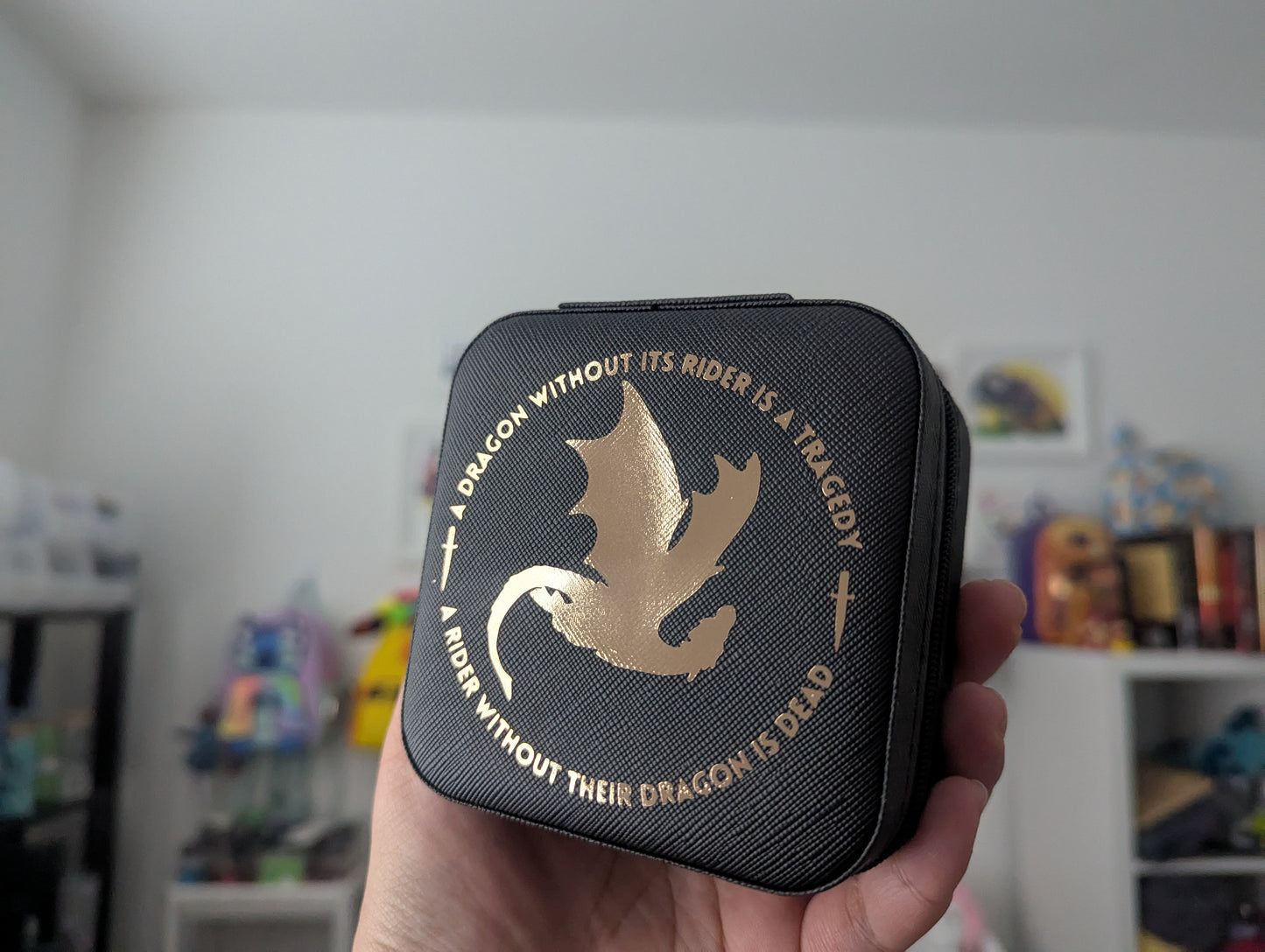 Dragon Rider | Fourth Wing Inspired Travel Jewelry Case (Copy)