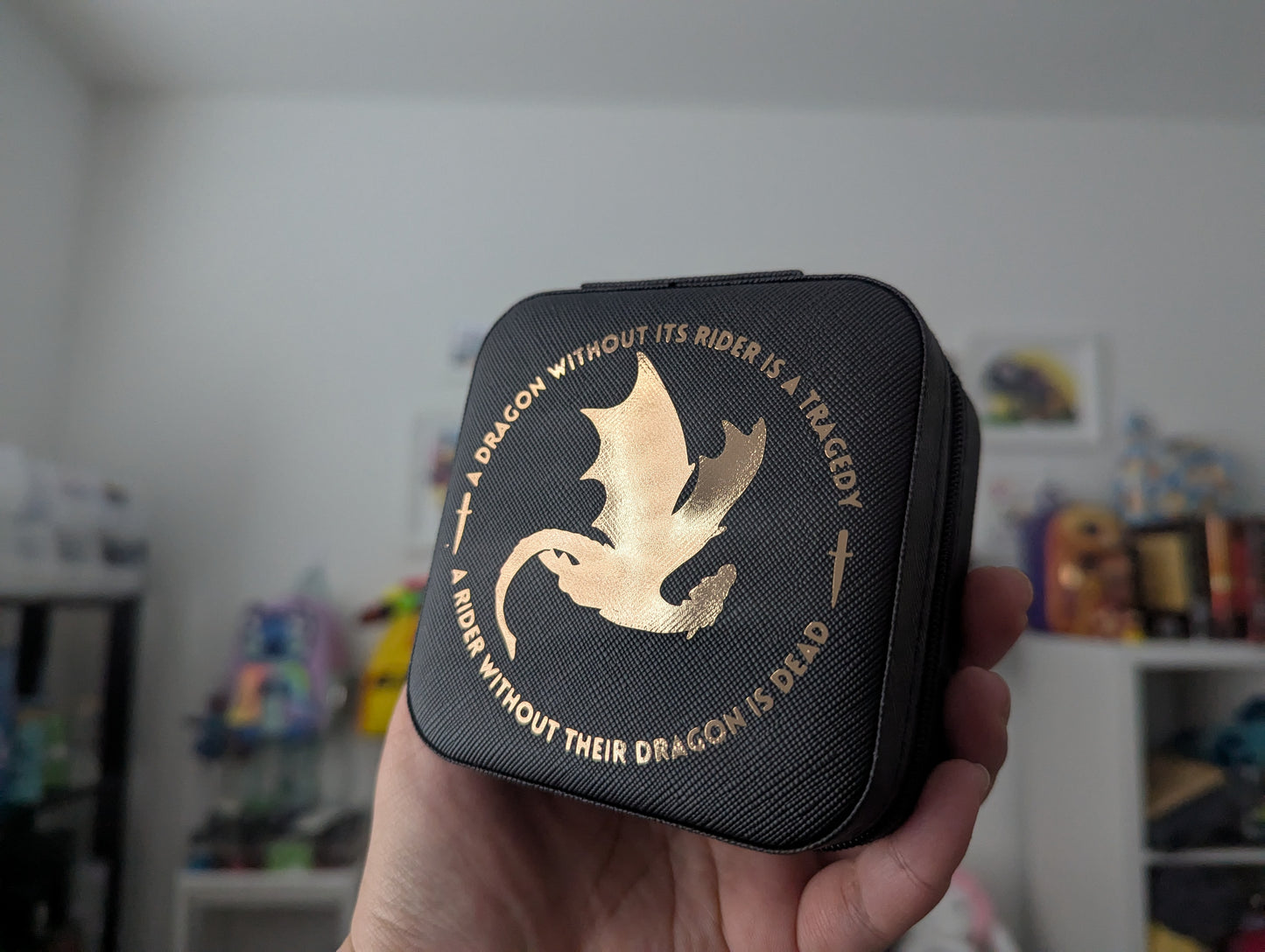 Dragon Rider | Fourth Wing Inspired Travel Jewelry Case (Copy)